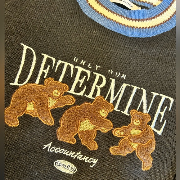 Determine three brown bears sweater - Picture 3 of 7